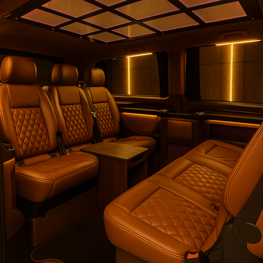 Inside of our car
